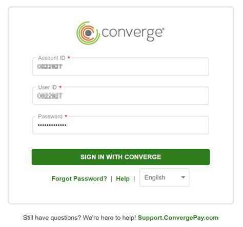 convergepay|converge log in.